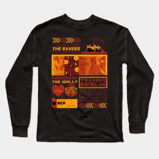 Berlin Techno - Techno Music - Techno Merch Long Sleeve T-Shirt